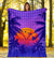 Hawaii Summer Sunset Kanaka Kakau Premium Blanket - Polynesian Pride