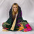 Palau Hooded Blanket - Summer Hibiscus - Polynesian Pride