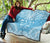 Fiji Premium Quilt - Fiji Coat Of Arms Polynesian Chief Light Blue Version - Polynesian Pride