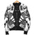 Society Islands Men Bomber Jackets - Polynesian Tattoo Black - Polynesian Pride