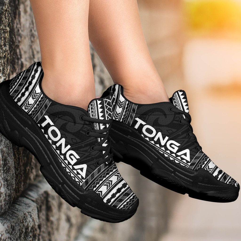 Tonga Chunky Sneakers - Polynesian Chief Black Version - Polynesian Pride
