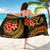 Kosrae Micronesia Sarong - Gold Plumeria - Polynesian Pride