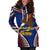 American Samoa Hoodie Dress - Warrior Style Polynesian Pattern - Polynesian Pride