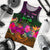 Fiji Personalised Men's Tank Top - Summer Hibiscus Reggae - Polynesian Pride