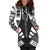 Gambier Islands Hoodie Dress - Polynesian Tattoo Black - Polynesian Pride