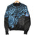 Fiji Polynesian Bomber Jacket (Men) - Blue Turtle - Polynesian Pride