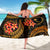 Chuuk Micronesia Sarong - Gold Plumeria - Polynesian Pride