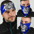 Maori Bulldog Bandana, New Zealand Bandana - Blue - Polynesian Pride