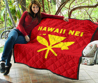 Hawaii Kanaka Polynesian Premium Quilt - Polynesian Pride