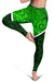 Combo Racerback Tank and Legging New Zealand Maori Rugby Pride Version - Green - Polynesian Pride