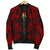 Kiribati Men Bomber Jackets - Polynesian Tattoo Red - Polynesian Pride