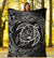 Hawaiian Turtle Polynesian White Premium Blanket - Polynesian Pride