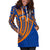 Marshall Islands Polynesian Women's Hoodie Dress - Tribal Tattoo - Polynesian Pride