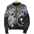 Chuuk Polynesian Bomber Jacket (Men) - White Turtle - Polynesian Pride