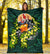 Tahiti Polynesian Premium Blanket - Ti Leaf Lei Turtle - Polynesian Pride