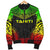 Tahiti Polynesian Chief Women'S Bomber Jacket - Reggae Version - Polynesian Pride