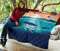 Sea Sunset Premium Quilt - Polynesian Pride