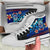 Tonga High Top Shoes Blue - Vintage Tribal Mountain - Polynesian Pride