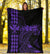 Hawaii Map Kanaka Polynesian Hula Girl Premium Blanket - Purple - Polynesian Pride