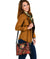 Polynesian Turtle Shoulder Handbag - Tribal Tattoo with Hibiscus Coral - Polynesian Pride