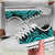 American Samoa Low Top Shoes - Turquoise Tentacle Turtle - Polynesian Pride