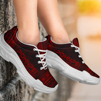 Pohnpei Chunky Sneakers - Polynesian Chief Red Version - Polynesian Pride