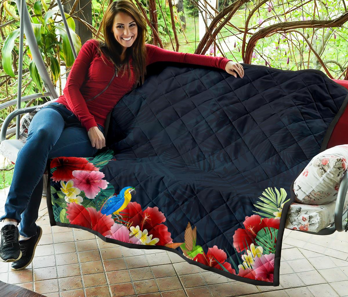 Colorful Jungle Premium Quilt - Polynesian Pride
