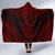 Papua New Guinea Polynesian Chief Hooded Blanket - Red Version - Polynesian Pride