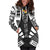 Tonga Hoodie Dress - Polynesian Tattoo Black - Polynesian Pride