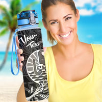 French Polynesia Custom Personalised Hydro Tracking Bottle - Wings Style - Polynesian Pride