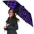 Seal Of Hawaii Polynesian Umbrella Purple - Circle Style - Polynesian Pride