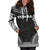 Tonga Women's Hoodie Dress - Polynesian Black Chief - Polynesian Pride