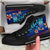 Tahiti High Top Shoes Blue - Vintage Tribal Mountain - Polynesian Pride