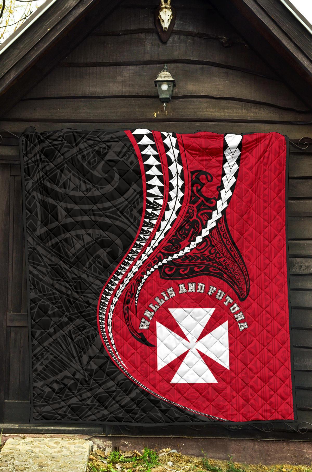 Wallis And Futuna Premium Quilt Kanaloa Tatau Gen WF - Polynesian Pride