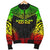 American Samoa Polynesian Chief Men's Bomber Jacket - Reggae Version - Polynesian Pride