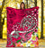 Polynesian Premium Blanket - Turtle Plumeria Pink Color - Polynesian Pride