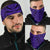 Polynesian Hard Tatau Purple Unisex Bandana - Polynesian Pride