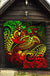 Vanuatu Polynesian Premium Quilt - Reggae Shark Polynesian Tattoo - Polynesian Pride