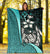 Kosrae Micronesia Premium Blanket Turquoise - Turtle With Hook - Polynesian Pride