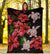 Hawaii Red Hibiscus Turtle Premium Blanket - AH - Ray Style - Polynesian Pride