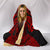 Hawaii Turtle Polynesian Hooded Blanket - Red - Armor Style - Polynesian Pride