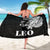 Sun In Leo Zodiac Sarong Polynesian Tattoo Simple - White - Polynesian Pride