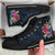 Fiji Polynesian High Top Shoes - Tropical Flower - Polynesian Pride