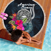 American Samoa Polynesian Beach Blanket - Tropical Flower - Polynesian Pride