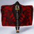 Vanuatu Hooded Blanket - Polynesian Tattoo Red - Polynesian Pride