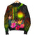 Marshall Islands Polynesian Personalised Men's Bomber Jacket - Hibiscus and Banana Leaves - Polynesian Pride