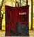 Tahiti Premium Blanket - Tahiti Seal In Heartbeat Patterns Style (Red) - Polynesian Pride