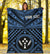 Kosrae Personalised Premium Blanket - Kosrae Flag In Polynesian Tattoo Style (Blue) - Polynesian Pride