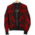 Cook Islands Men Bomber Jackets - Polynesian Tattoo Red - Polynesian Pride