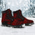 French Polynesia Leather Boots - Polynesian Red Chief Version - Polynesian Pride